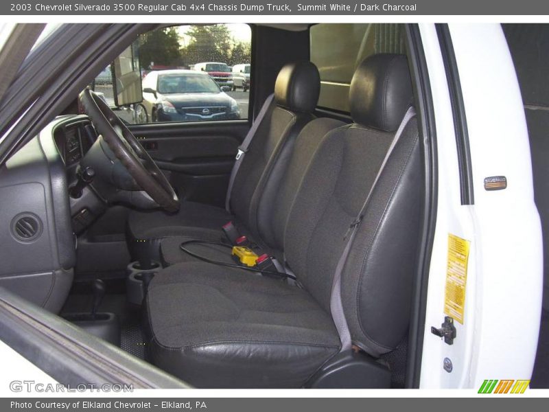 Summit White / Dark Charcoal 2003 Chevrolet Silverado 3500 Regular Cab 4x4 Chassis Dump Truck
