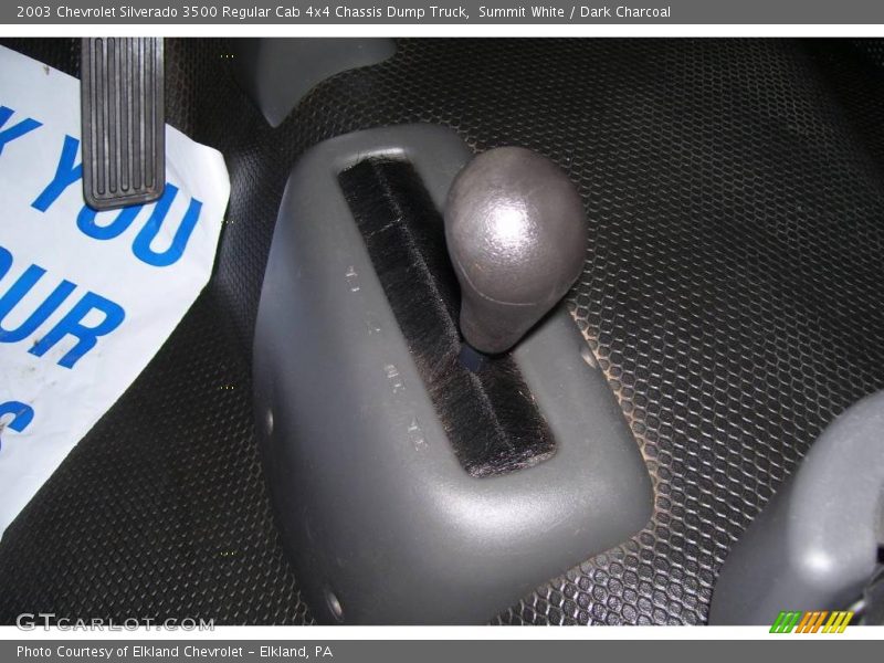Summit White / Dark Charcoal 2003 Chevrolet Silverado 3500 Regular Cab 4x4 Chassis Dump Truck