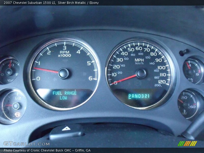 Silver Birch Metallic / Ebony 2007 Chevrolet Suburban 1500 LS