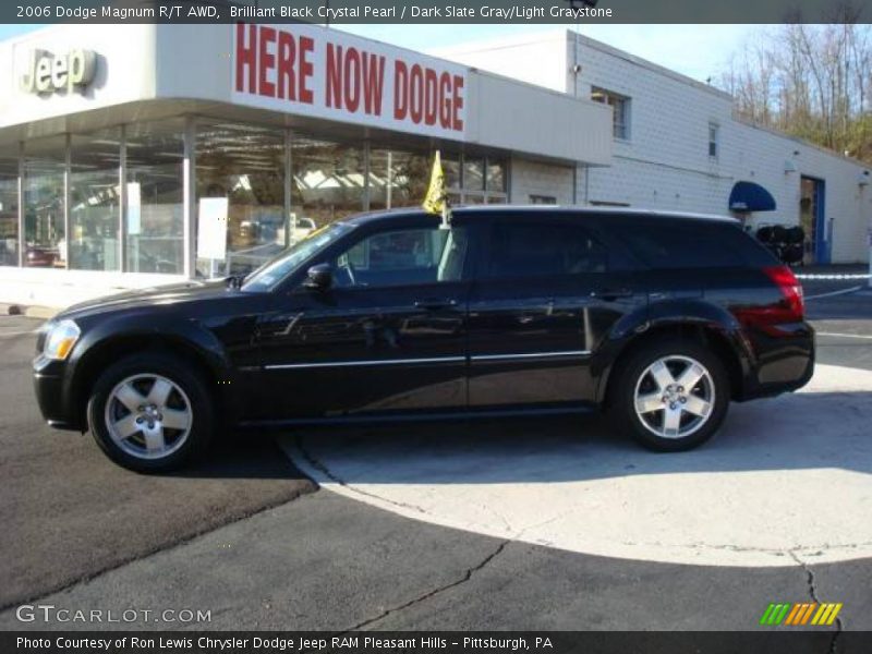 Brilliant Black Crystal Pearl / Dark Slate Gray/Light Graystone 2006 Dodge Magnum R/T AWD