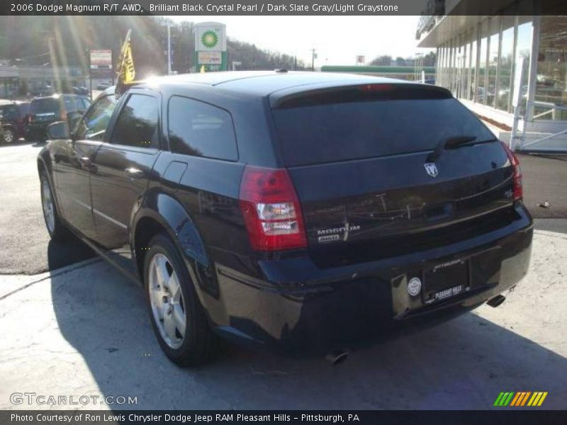 Brilliant Black Crystal Pearl / Dark Slate Gray/Light Graystone 2006 Dodge Magnum R/T AWD