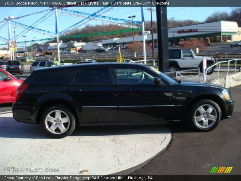 Brilliant Black Crystal Pearl / Dark Slate Gray/Light Graystone 2006 Dodge Magnum R/T AWD