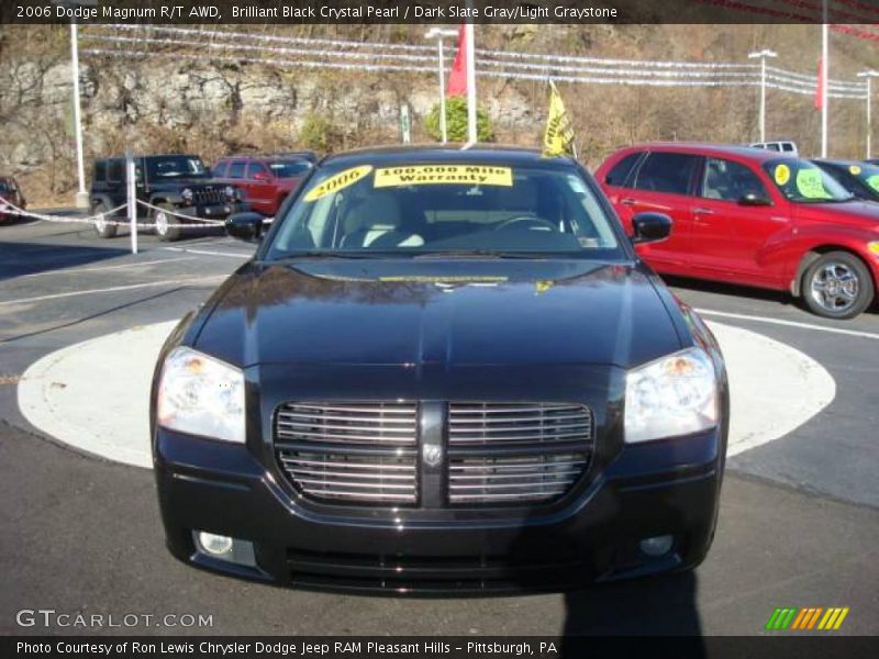 Brilliant Black Crystal Pearl / Dark Slate Gray/Light Graystone 2006 Dodge Magnum R/T AWD