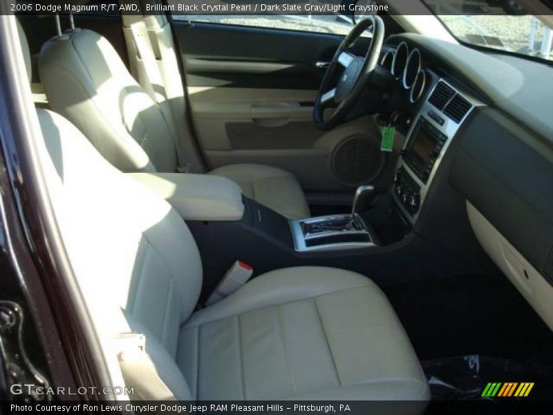 Brilliant Black Crystal Pearl / Dark Slate Gray/Light Graystone 2006 Dodge Magnum R/T AWD