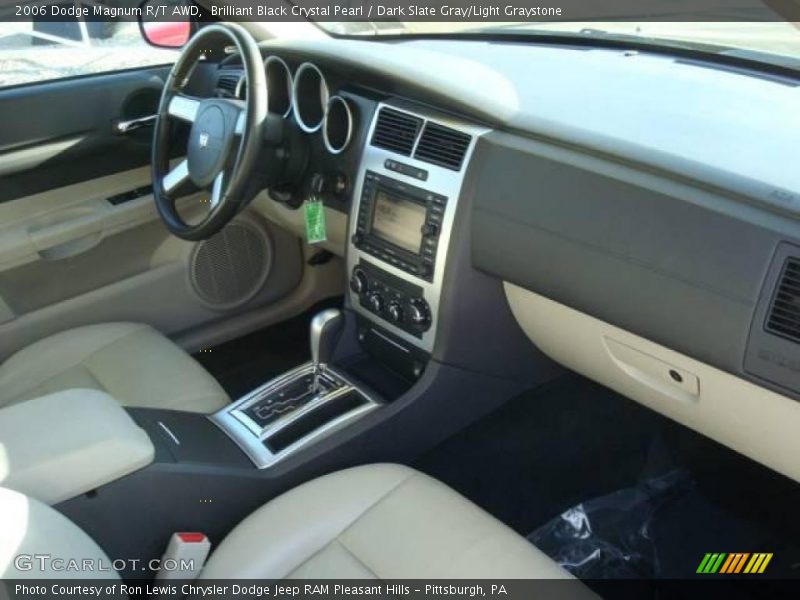 Brilliant Black Crystal Pearl / Dark Slate Gray/Light Graystone 2006 Dodge Magnum R/T AWD