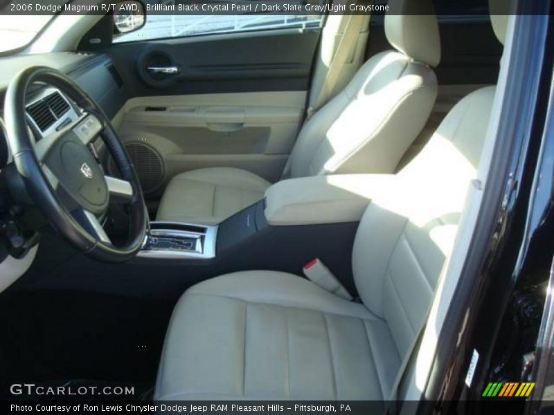 Brilliant Black Crystal Pearl / Dark Slate Gray/Light Graystone 2006 Dodge Magnum R/T AWD