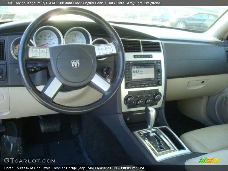 Brilliant Black Crystal Pearl / Dark Slate Gray/Light Graystone 2006 Dodge Magnum R/T AWD