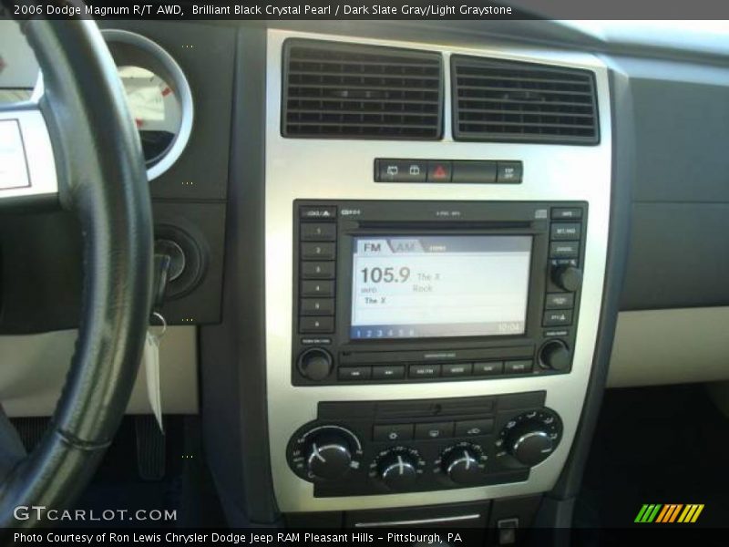 Brilliant Black Crystal Pearl / Dark Slate Gray/Light Graystone 2006 Dodge Magnum R/T AWD