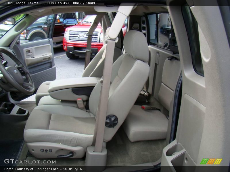 Black / Khaki 2005 Dodge Dakota SLT Club Cab 4x4