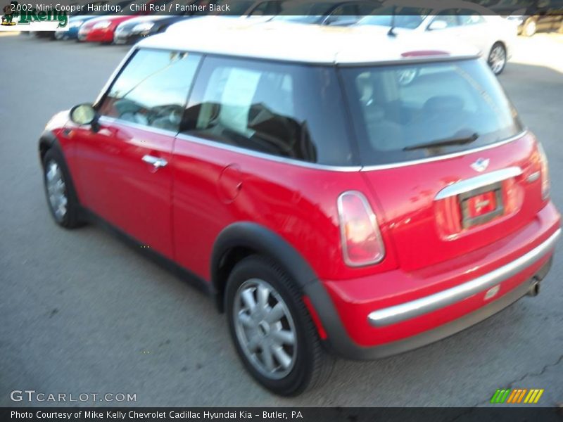 Chili Red / Panther Black 2002 Mini Cooper Hardtop