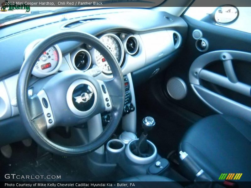 Chili Red / Panther Black 2002 Mini Cooper Hardtop