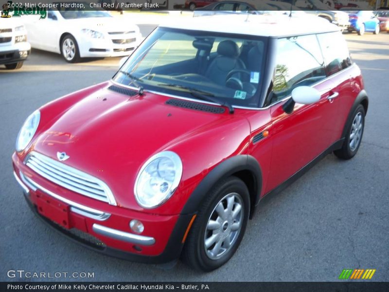 Chili Red / Panther Black 2002 Mini Cooper Hardtop