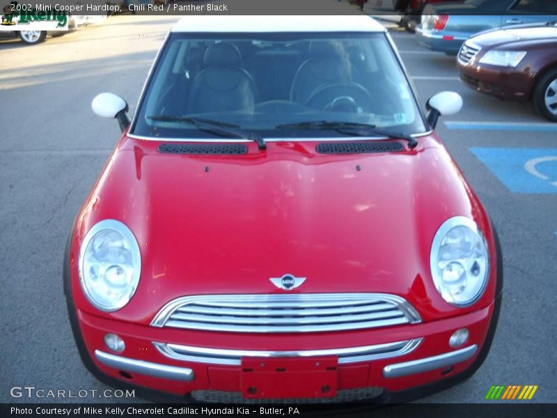 Chili Red / Panther Black 2002 Mini Cooper Hardtop