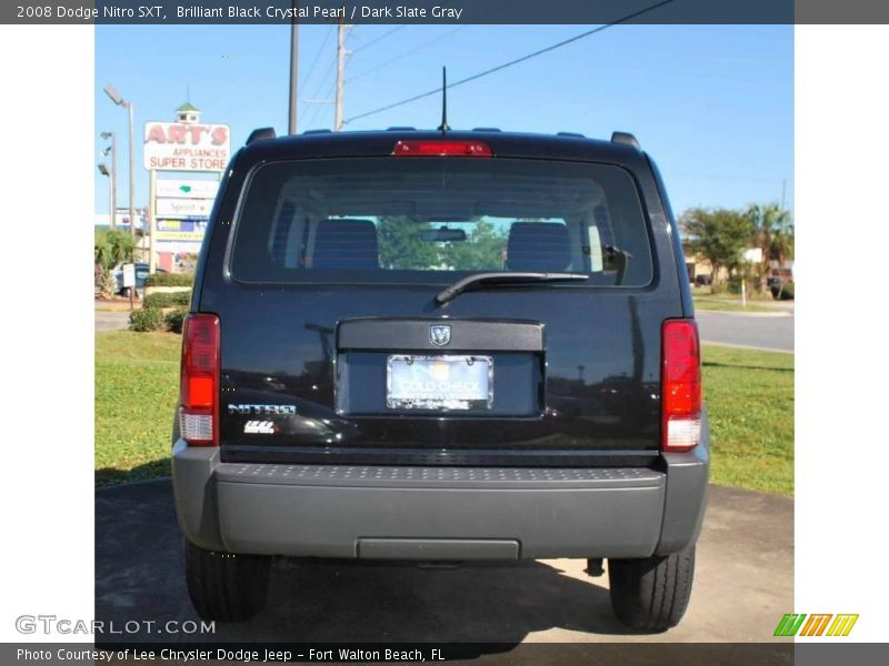Brilliant Black Crystal Pearl / Dark Slate Gray 2008 Dodge Nitro SXT