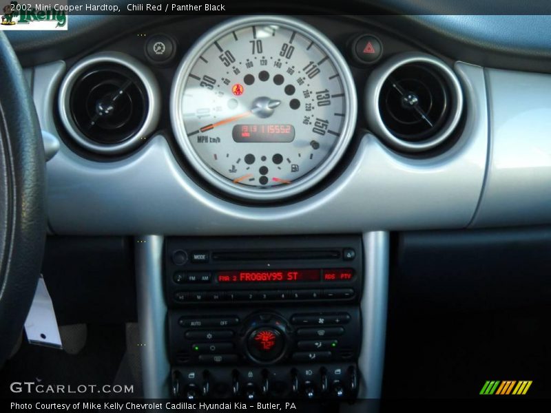 Chili Red / Panther Black 2002 Mini Cooper Hardtop