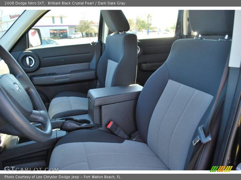 Brilliant Black Crystal Pearl / Dark Slate Gray 2008 Dodge Nitro SXT