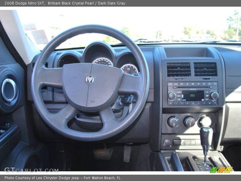 Brilliant Black Crystal Pearl / Dark Slate Gray 2008 Dodge Nitro SXT