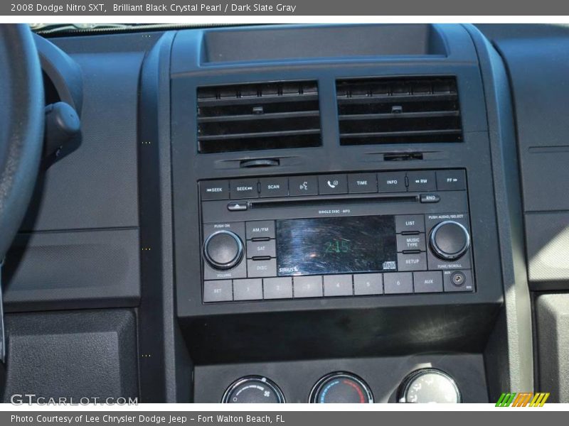Brilliant Black Crystal Pearl / Dark Slate Gray 2008 Dodge Nitro SXT
