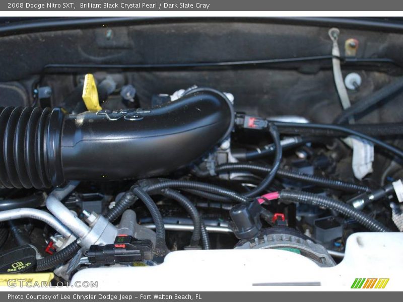 Brilliant Black Crystal Pearl / Dark Slate Gray 2008 Dodge Nitro SXT