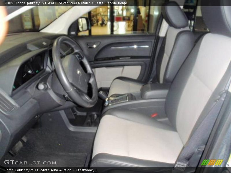 Silver Steel Metallic / Pastel Pebble Beige 2009 Dodge Journey R/T AWD