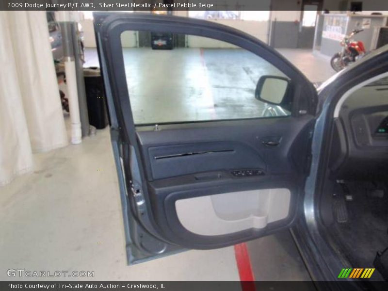 Silver Steel Metallic / Pastel Pebble Beige 2009 Dodge Journey R/T AWD