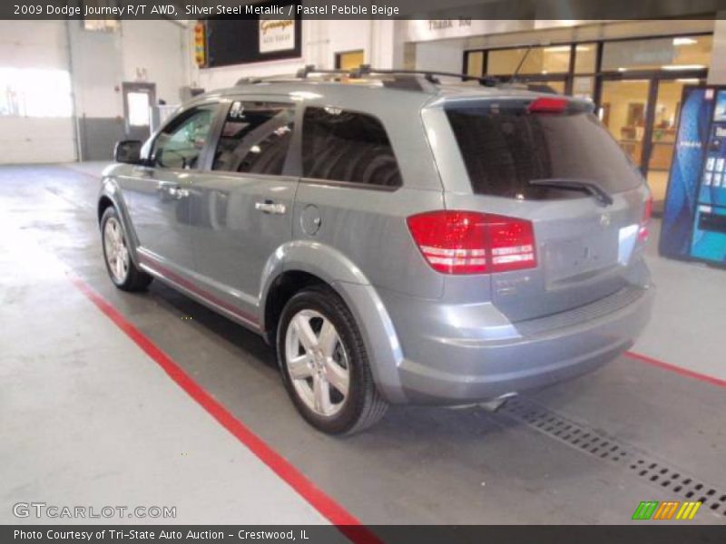 Silver Steel Metallic / Pastel Pebble Beige 2009 Dodge Journey R/T AWD