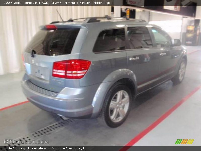 Silver Steel Metallic / Pastel Pebble Beige 2009 Dodge Journey R/T AWD