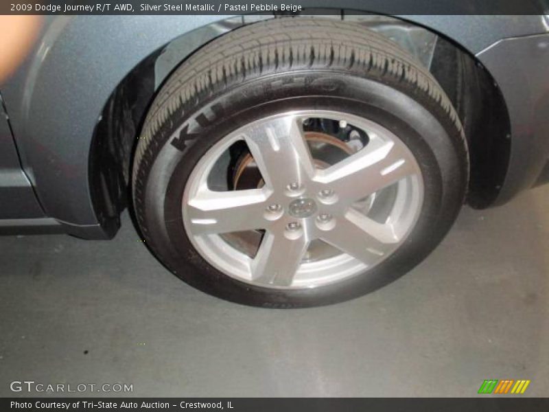 Silver Steel Metallic / Pastel Pebble Beige 2009 Dodge Journey R/T AWD