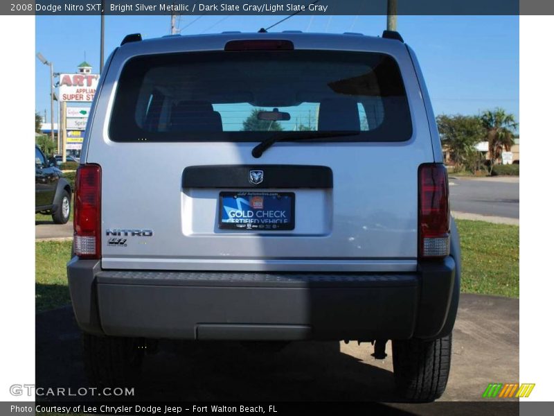 Bright Silver Metallic / Dark Slate Gray/Light Slate Gray 2008 Dodge Nitro SXT