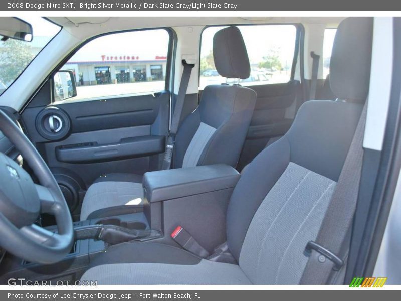 Bright Silver Metallic / Dark Slate Gray/Light Slate Gray 2008 Dodge Nitro SXT