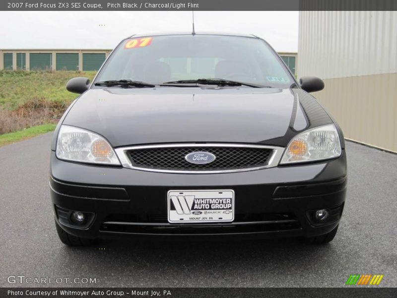Pitch Black / Charcoal/Light Flint 2007 Ford Focus ZX3 SES Coupe