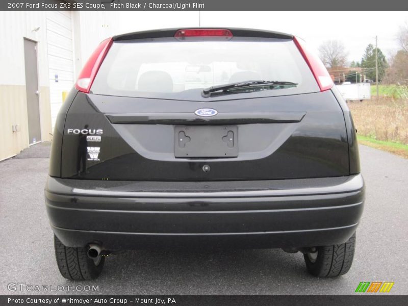 Pitch Black / Charcoal/Light Flint 2007 Ford Focus ZX3 SES Coupe