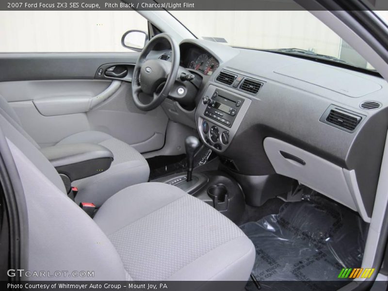 Pitch Black / Charcoal/Light Flint 2007 Ford Focus ZX3 SES Coupe