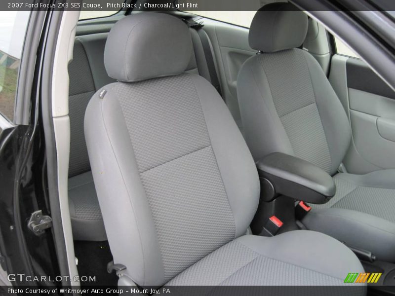 Pitch Black / Charcoal/Light Flint 2007 Ford Focus ZX3 SES Coupe