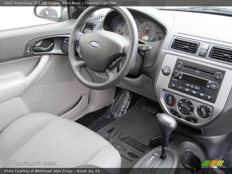 Pitch Black / Charcoal/Light Flint 2007 Ford Focus ZX3 SES Coupe