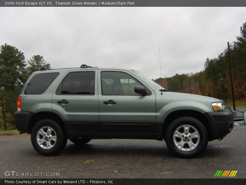 Titanium Green Metallic / Medium/Dark Flint 2006 Ford Escape XLT V6