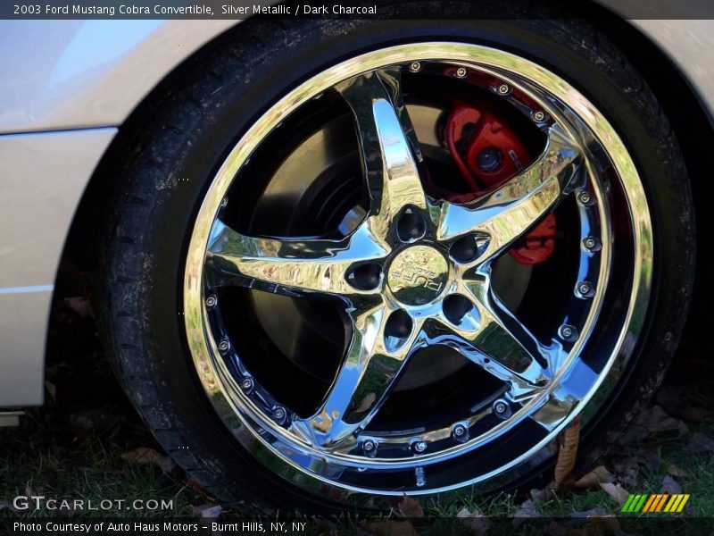 Silver Metallic / Dark Charcoal 2003 Ford Mustang Cobra Convertible