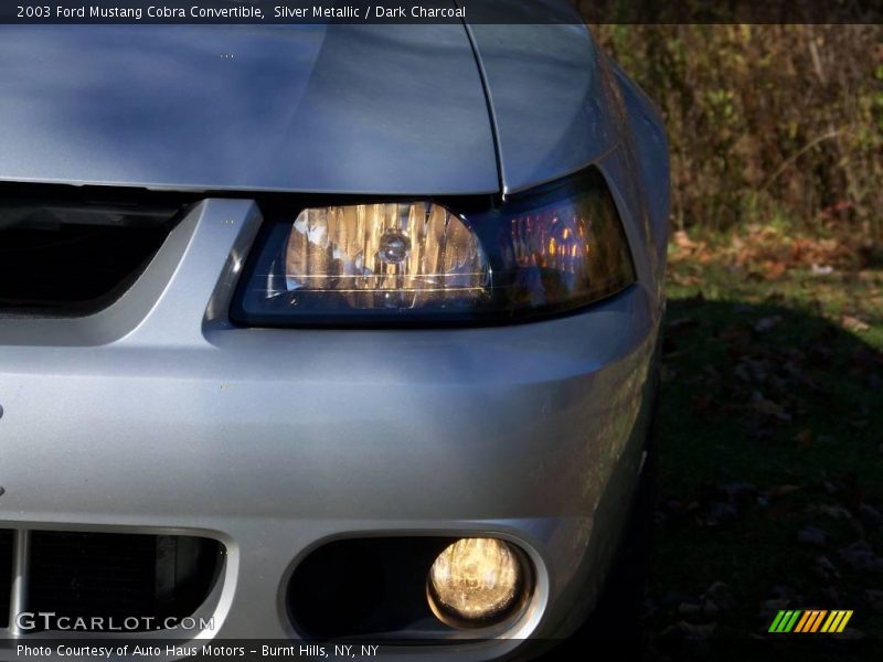 Silver Metallic / Dark Charcoal 2003 Ford Mustang Cobra Convertible