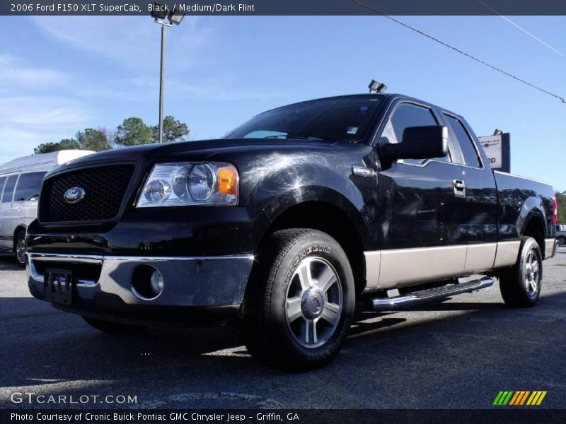 Black / Medium/Dark Flint 2006 Ford F150 XLT SuperCab