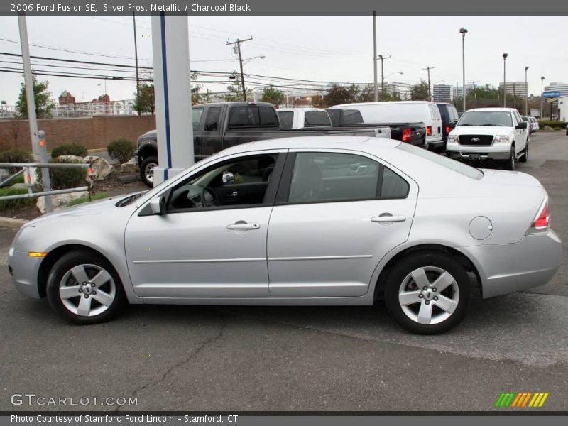 Silver Frost Metallic / Charcoal Black 2006 Ford Fusion SE