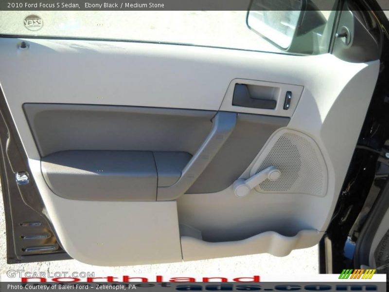 Ebony Black / Medium Stone 2010 Ford Focus S Sedan
