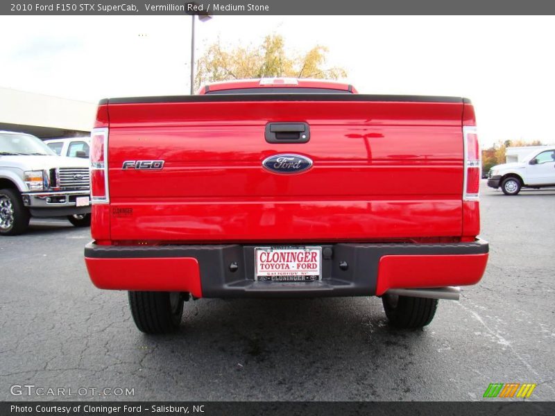 Vermillion Red / Medium Stone 2010 Ford F150 STX SuperCab