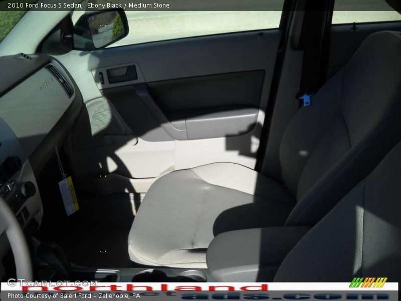 Ebony Black / Medium Stone 2010 Ford Focus S Sedan