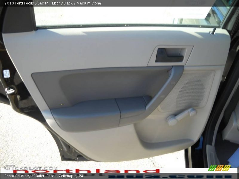 Ebony Black / Medium Stone 2010 Ford Focus S Sedan