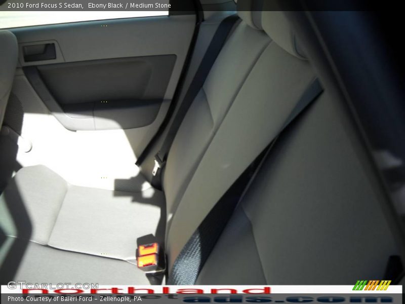 Ebony Black / Medium Stone 2010 Ford Focus S Sedan