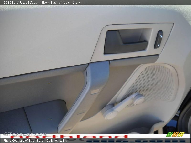 Ebony Black / Medium Stone 2010 Ford Focus S Sedan