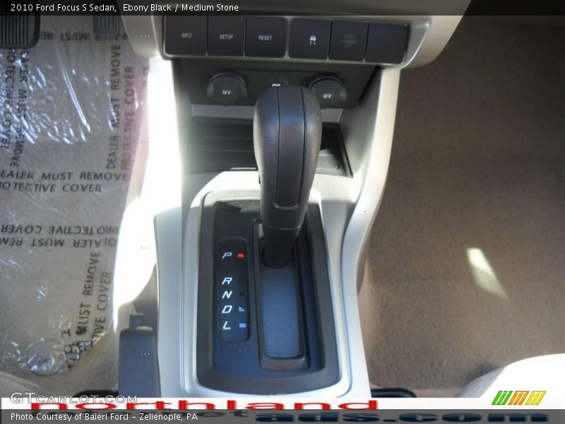 Ebony Black / Medium Stone 2010 Ford Focus S Sedan