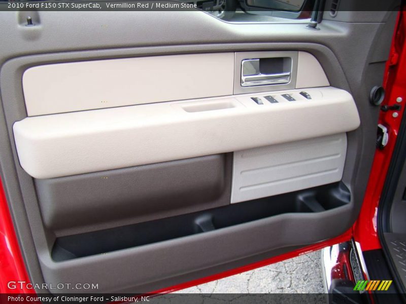 Vermillion Red / Medium Stone 2010 Ford F150 STX SuperCab