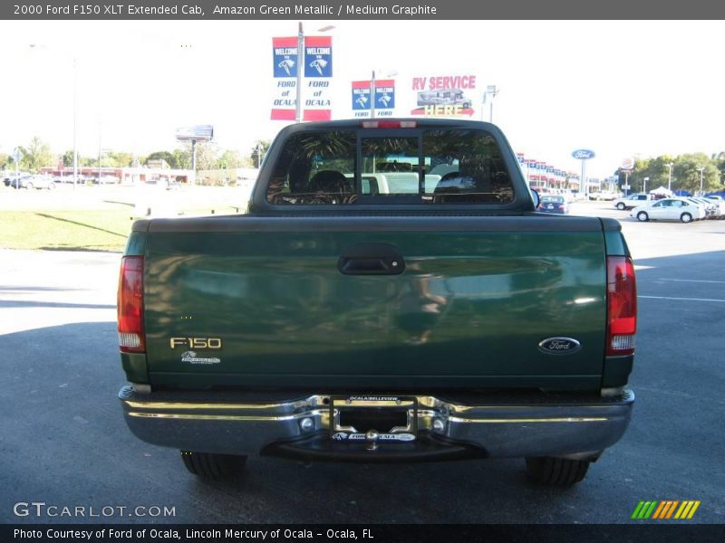 Amazon Green Metallic / Medium Graphite 2000 Ford F150 XLT Extended Cab