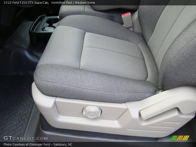 Vermillion Red / Medium Stone 2010 Ford F150 STX SuperCab